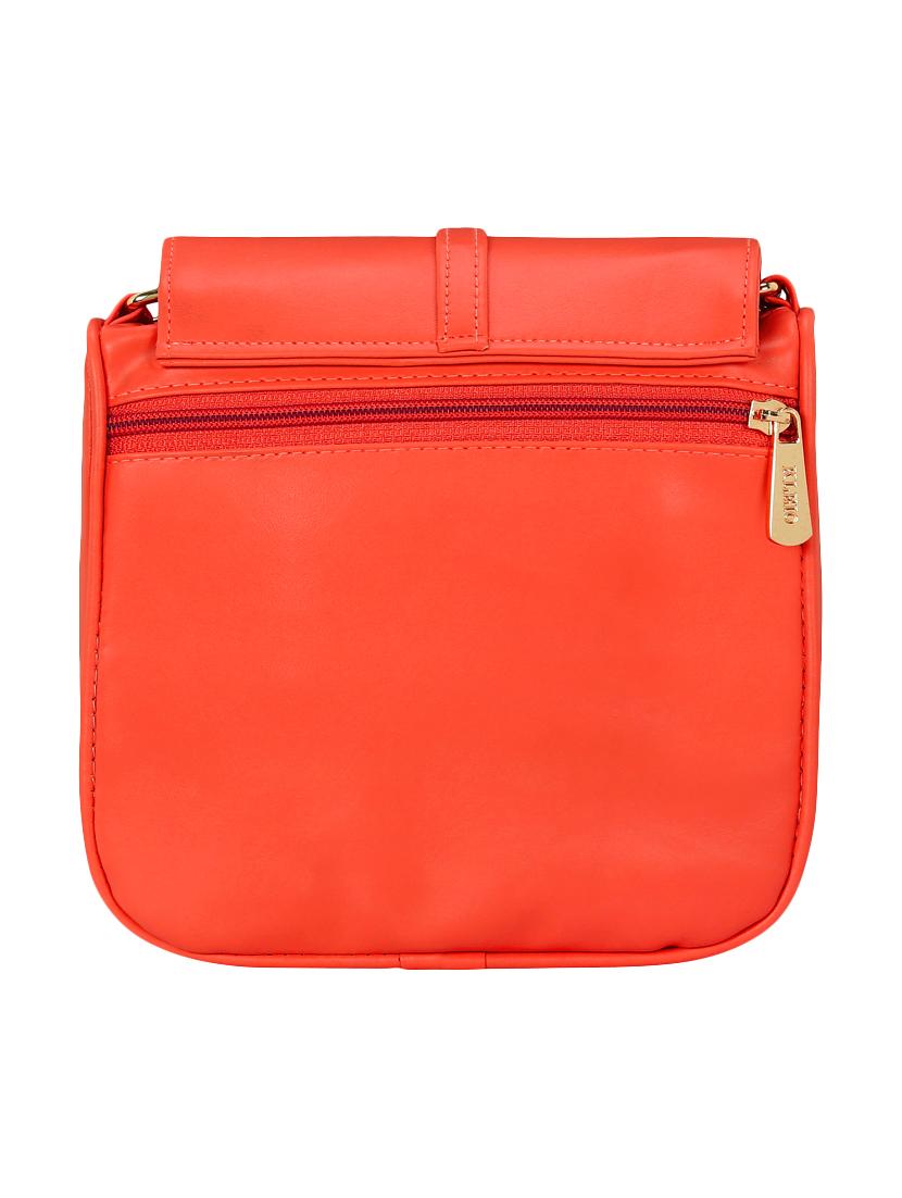 red leatherette regular sling bag - 15116769 - Zoom Image - 2