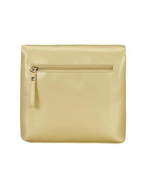 gold leatherette regular sling bag - 15116774 - Standard Image - 2