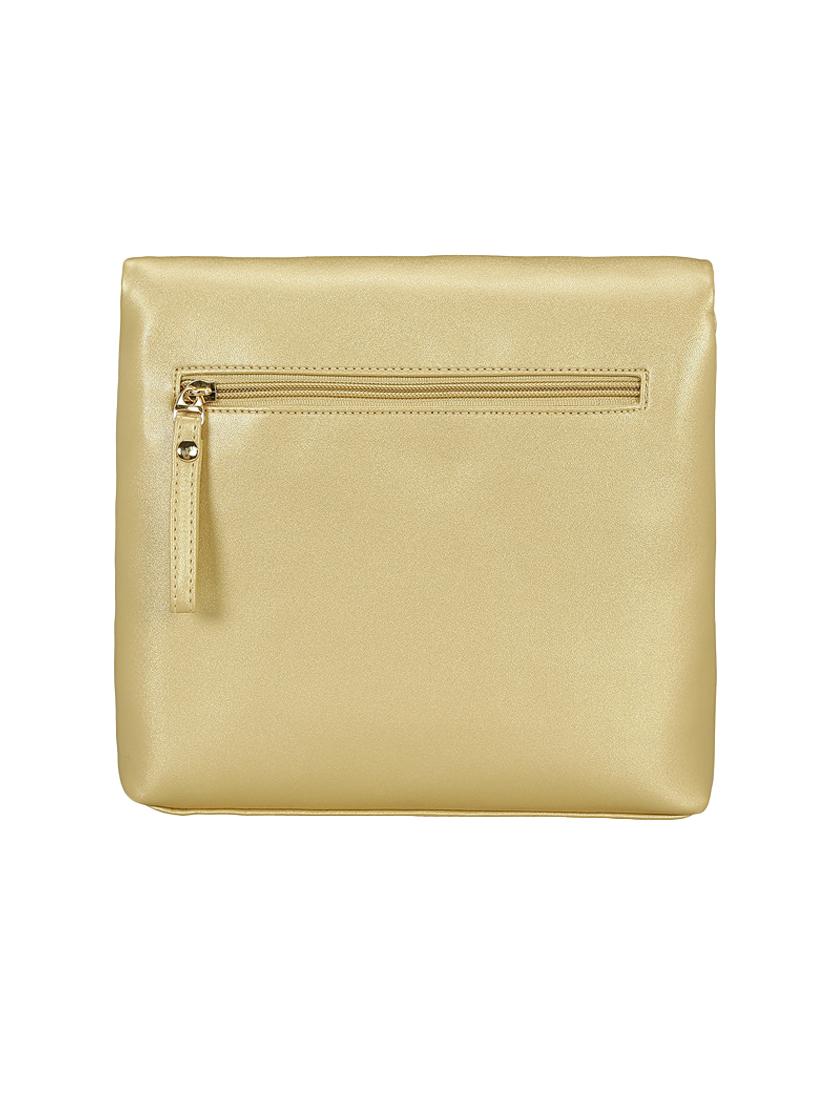 gold leatherette regular sling bag - 15116774 - Zoom Image - 2