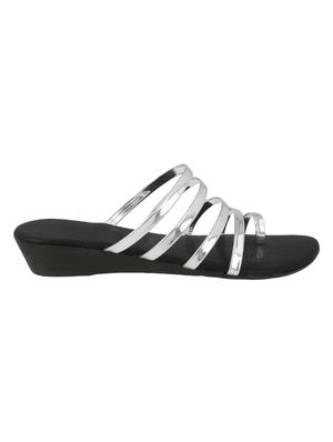 silver one toe wedge - 15116791 - Standard Image - 2