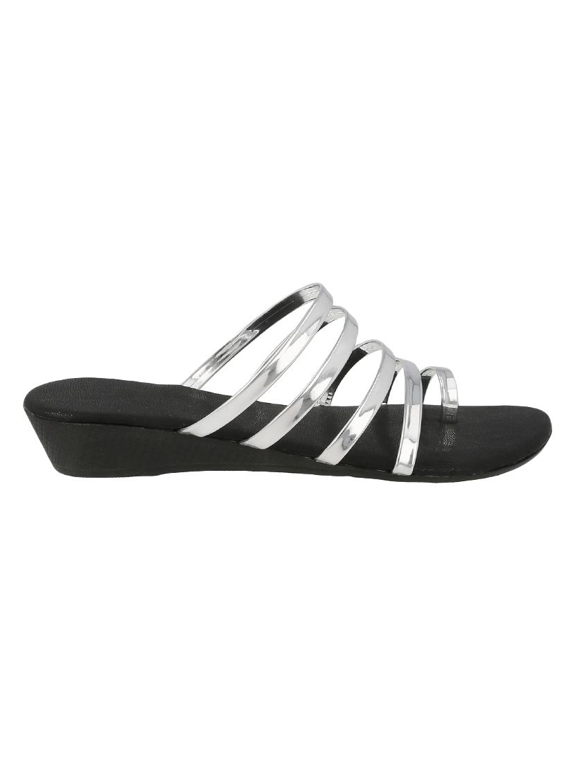 silver one toe wedge - 15116791 - Zoom Image - 2