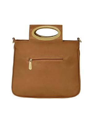 tan leatherette regular sling bag - 15116988 - Standard Image - 2