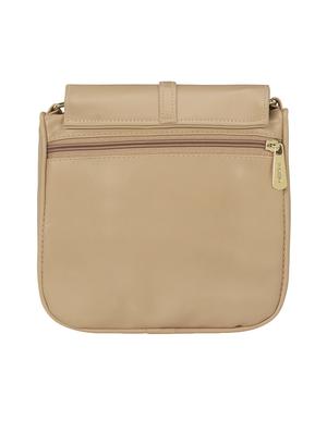 cream leatherette regular sling bag - 15116992 - Standard Image - 2