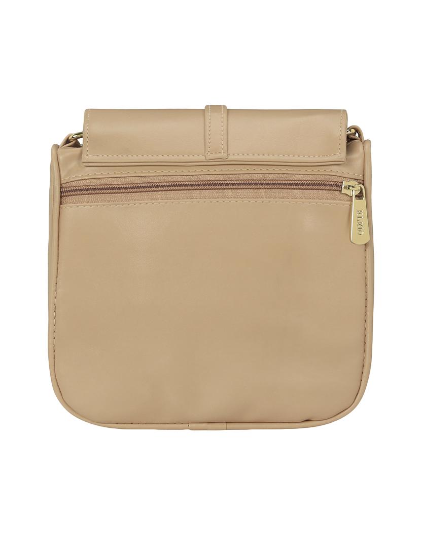 cream leatherette regular sling bag - 15116992 - Zoom Image - 2