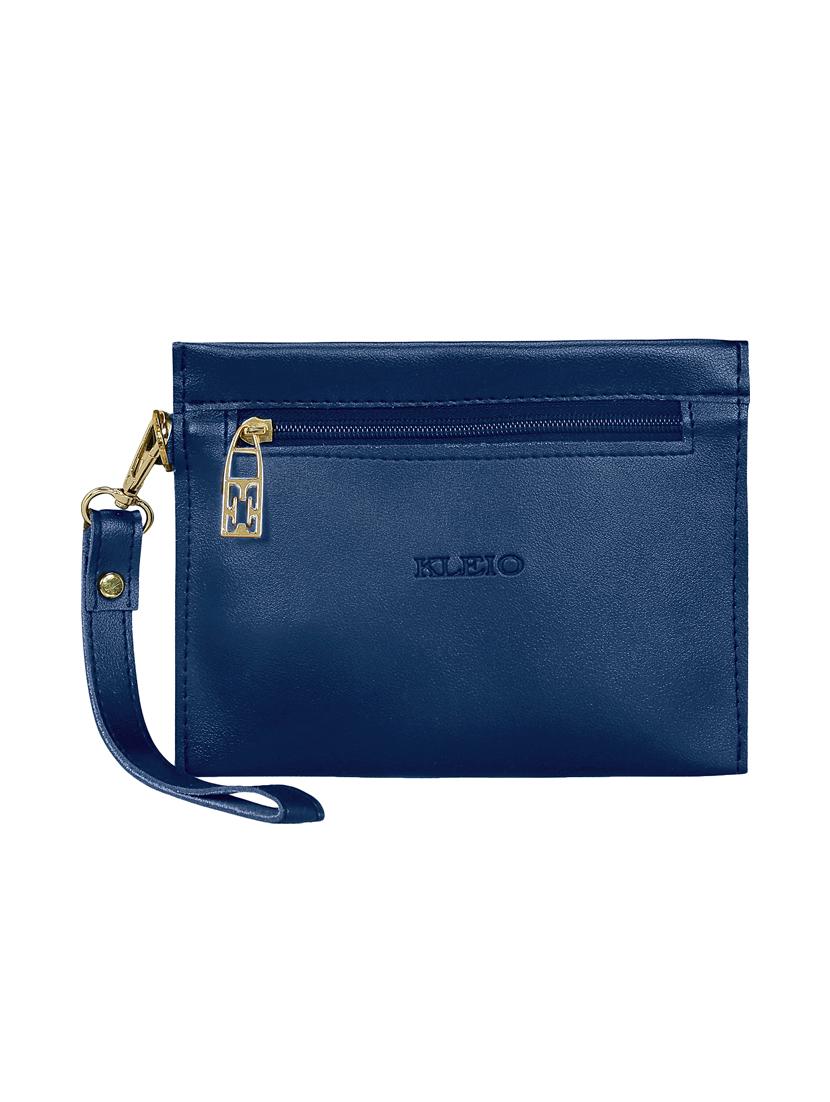 blue leatherette tote - 15117082 - Zoom Image - 2