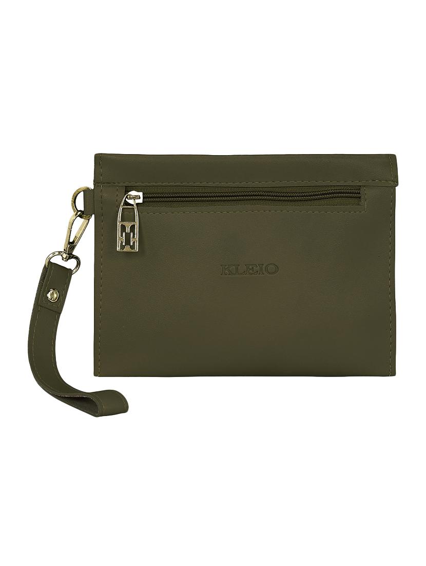 green leatherette regular tote - 15117129 - Zoom Image - 2