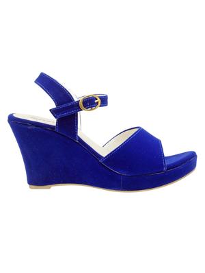 blue ankle strap wedge - 15117309 - Standard Image - 2