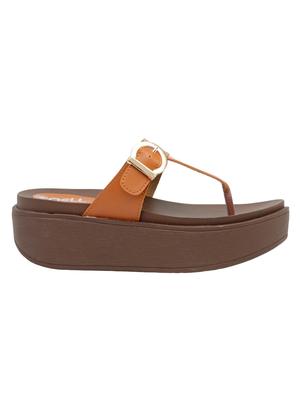 tan t-strap wedge - 15117429 - Standard Image - 2