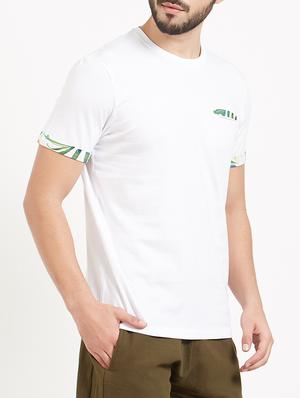 white cotton pocket t-shirt - 15118089 - Standard Image - 2