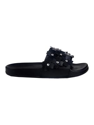 black pu slides - 15118165 - Standard Image - 2