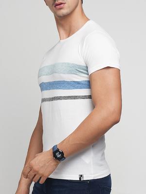white cotton t-shirt - 15118502 - Standard Image - 2