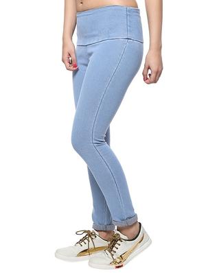 light blue denim jeggings - 15118700 - Standard Image - 2
