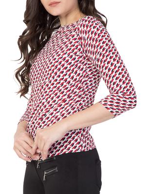 red printed top - 15119022 - Standard Image - 2