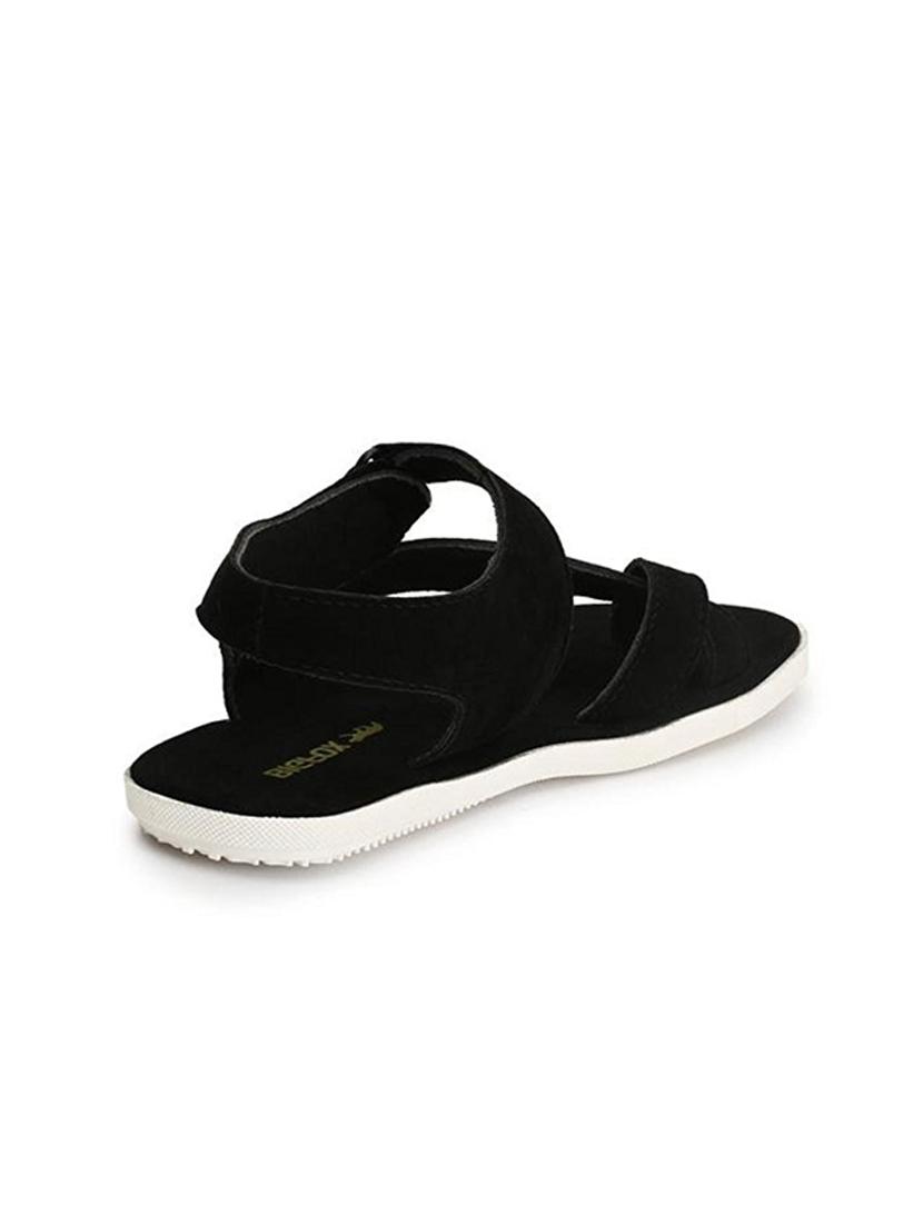 black fabric back strap sandal - 15121144 - Zoom Image - 2