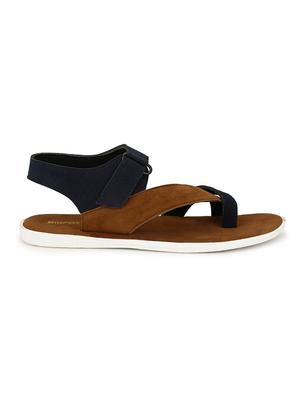 brown suede back strap sandal - 15121161 - Standard Image - 2