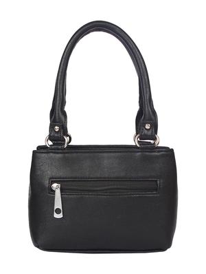 black leatherette handbag - 15121341 - Standard Image - 2