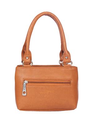 tan leatherette handbag - 15121343 - Standard Image - 2