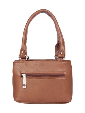 brown leatherette handbag - 15121344 - Standard Image - 2