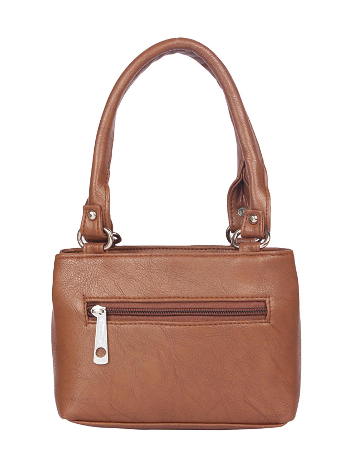 brown leatherette handbag - 15121344 - Zoom Image - 2