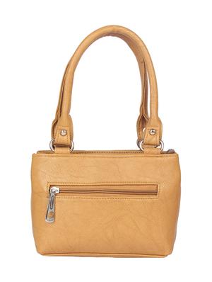 yellow leatherette handbag - 15121345 - Standard Image - 2
