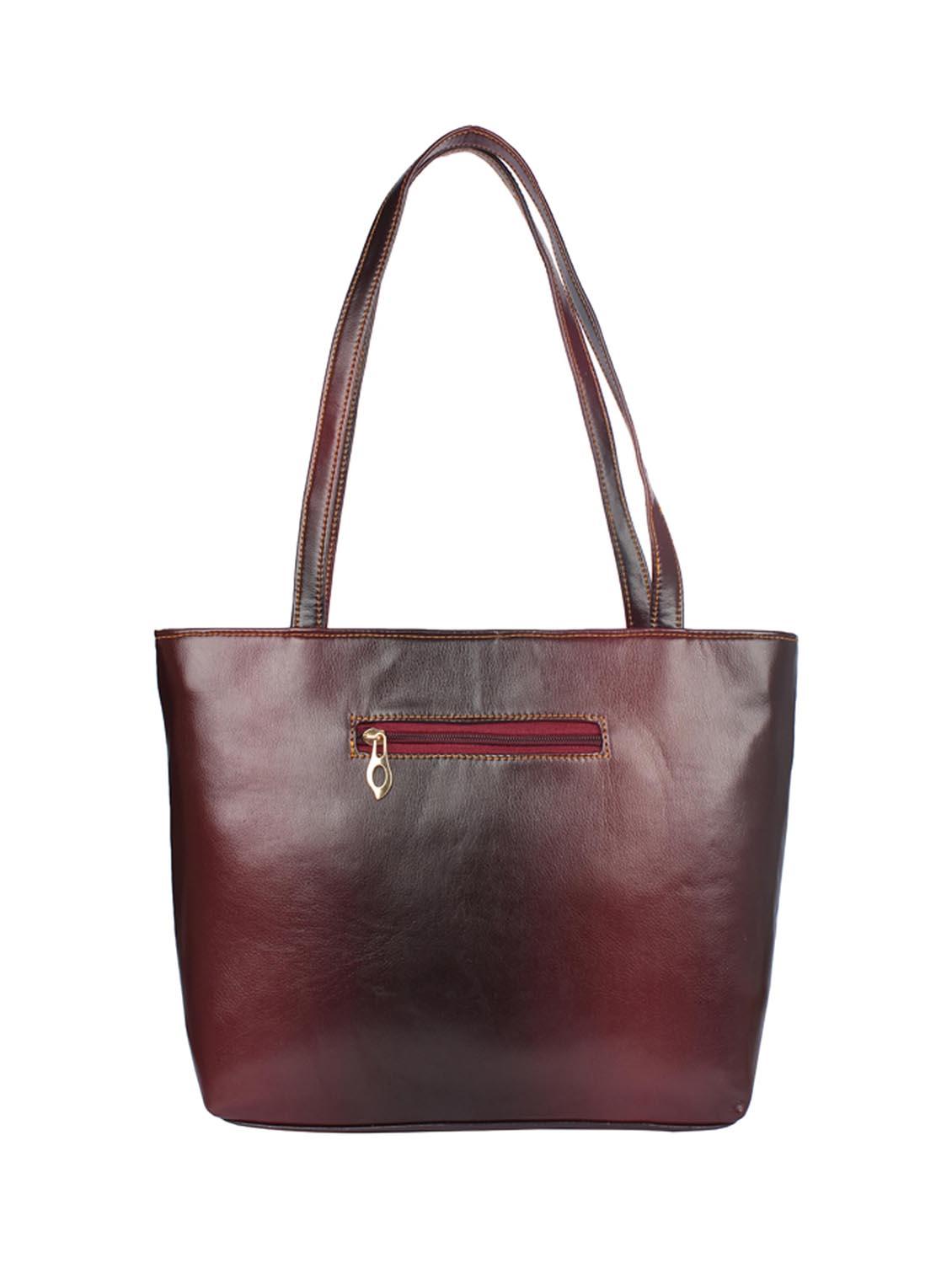 brown leatherette handbag - 15121348 - Zoom Image - 2