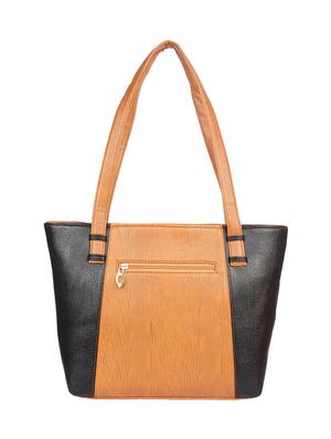 brown leatherette handbag - 15121357 - Standard Image - 2