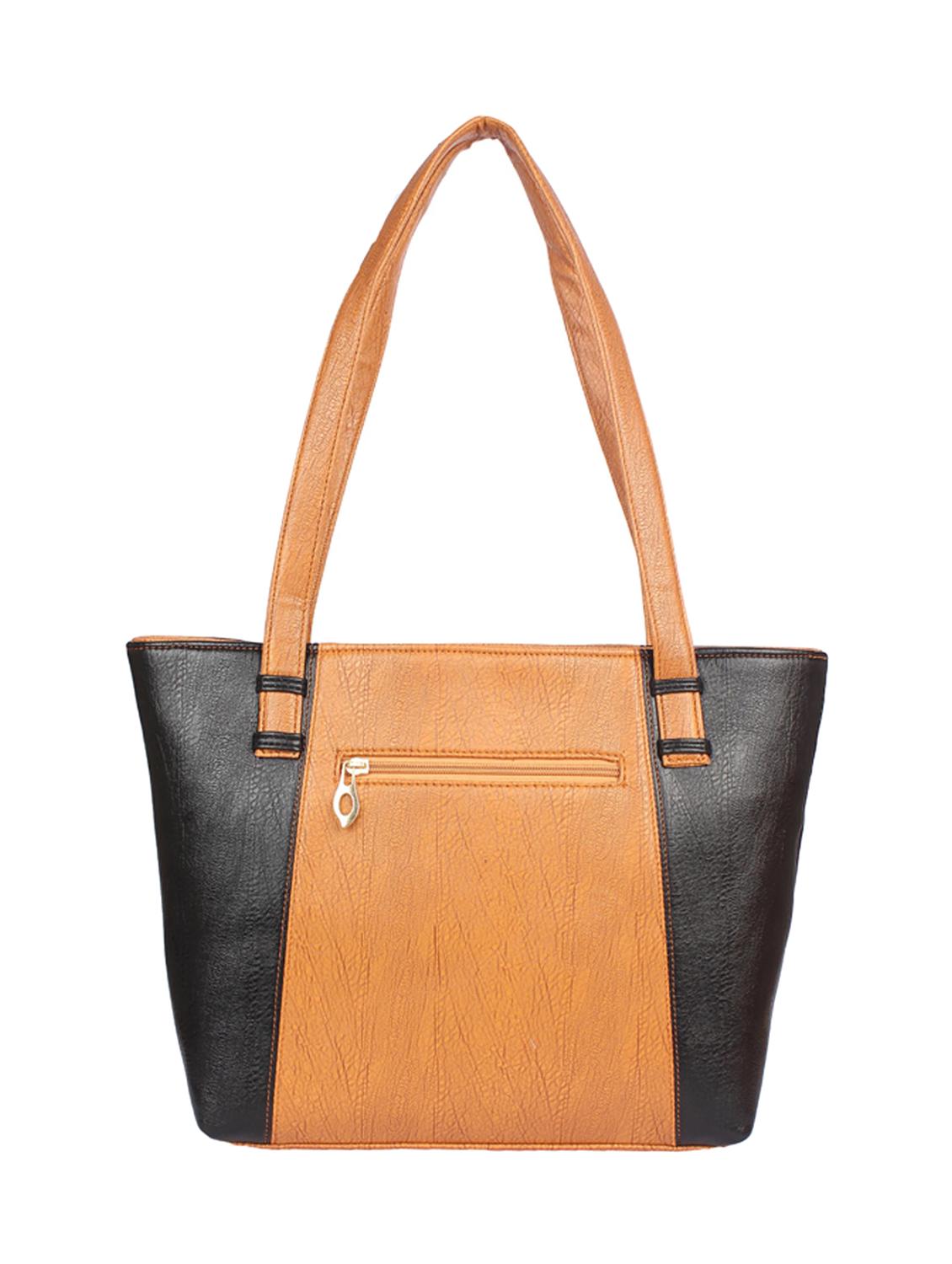 brown leatherette handbag - 15121357 - Zoom Image - 2