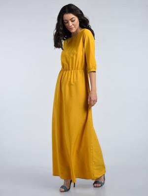 gathered maxi dress - 15121416 - Standard Image - 2