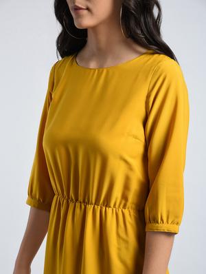 gathered maxi dress - 15121416 - Standard Image - 5