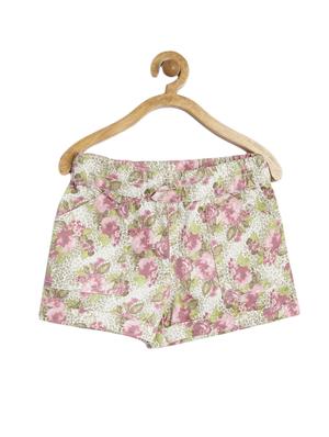 white cotton shorts - 15122665 - Standard Image - 2
