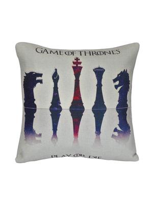 Game of Thrones Cushion Cover Jute, 16 X 16 Inches - 15123391 - Standard Image - 2