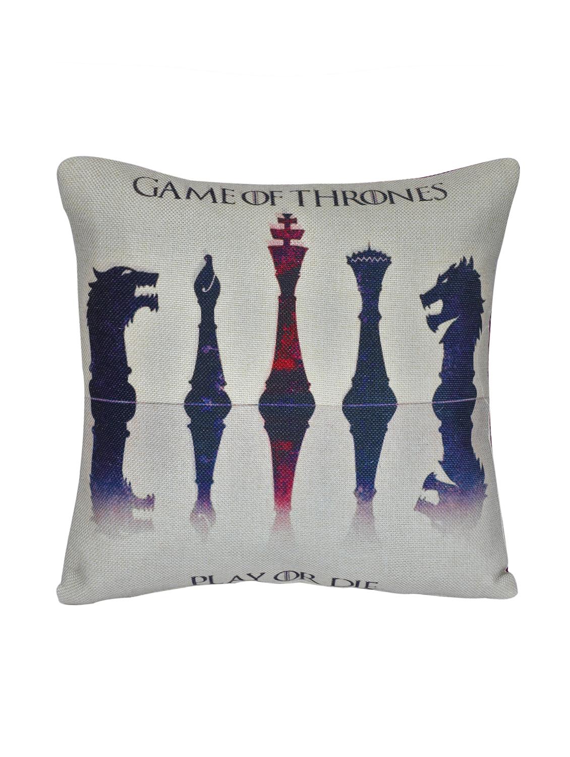 Game of Thrones Cushion Cover Jute, 16 X 16 Inches - 15123391 - Zoom Image - 2