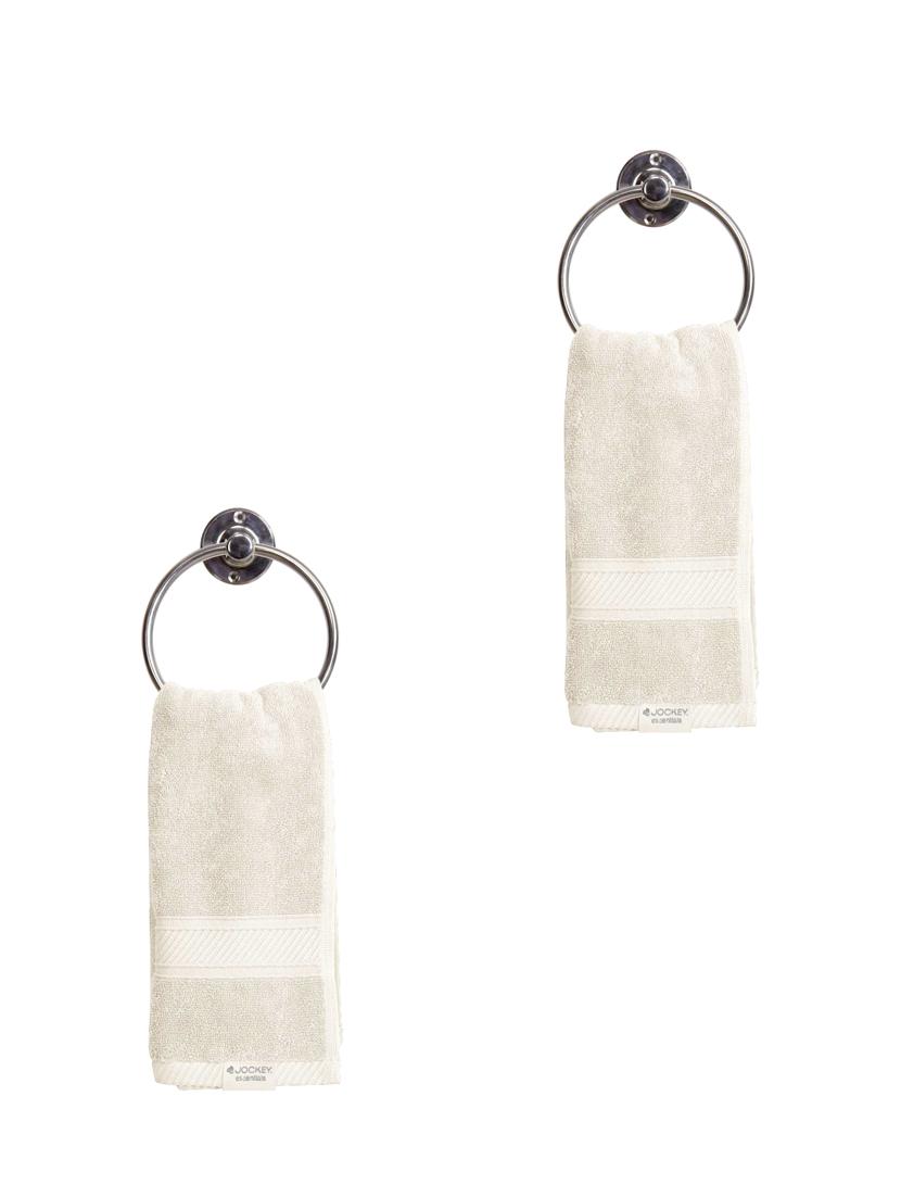 pearl white hand towel pack of 2 - 15123747 - Zoom Image - 2