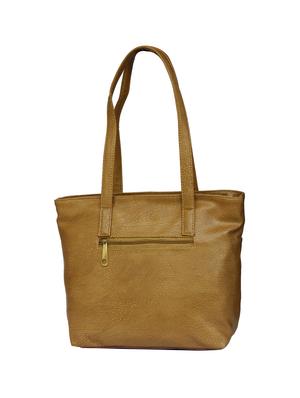 brown leatherette regular handbag - 15123952 - Standard Image - 2