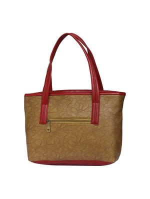 brown leatherette regular handbag - 15123960 - Standard Image - 2