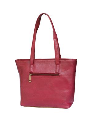 pink leatherette regular handbag - 15123964 - Standard Image - 2