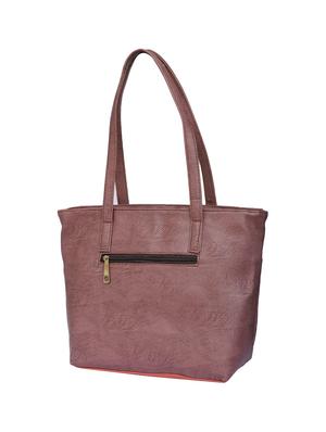 purple leatherette regular handbag - 15123967 - Standard Image - 2