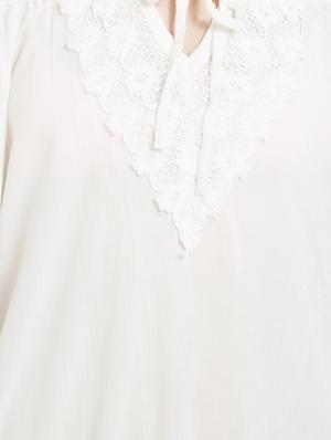 solid white cotton coverup - 15125097 - Standard Image - 5