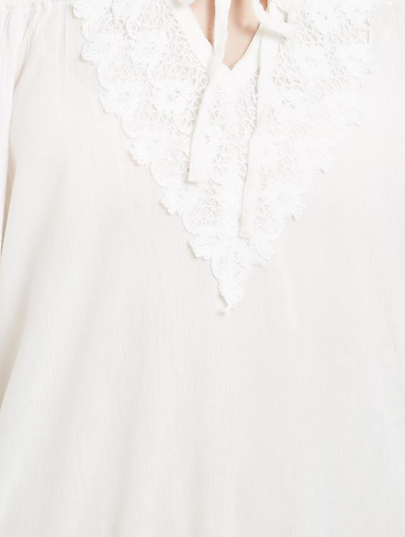 solid white cotton coverup - 15125097 - Zoom Image - 5