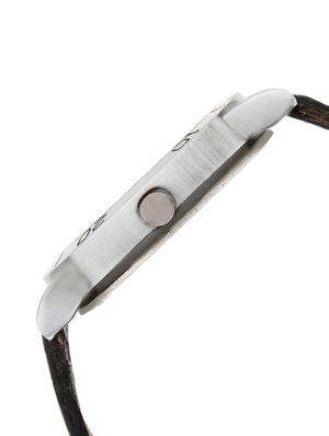 laurex round dial leatherette strap watch - 15125101 - Standard Image - 2