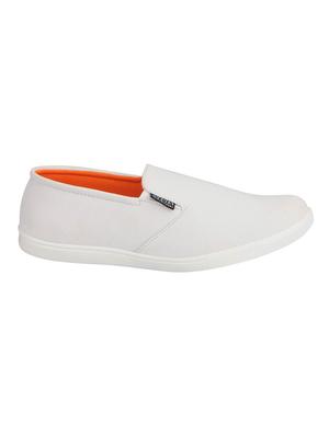 white Canvas casual slipon - 15125831 - Standard Image - 2
