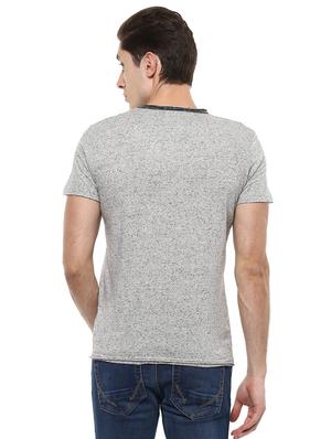 grey cotton blend pocket t-shirt - 15126416 - Standard Image - 2
