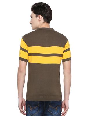 brown cotton polo t-shirt - 15126468 - Standard Image - 2