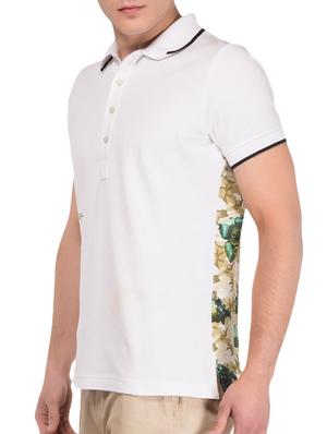 white cotton back print t-shirt - 15127590 - Standard Image - 2