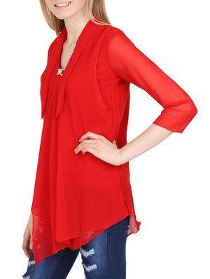 red solid top - 15132614 - Standard Image - 2
