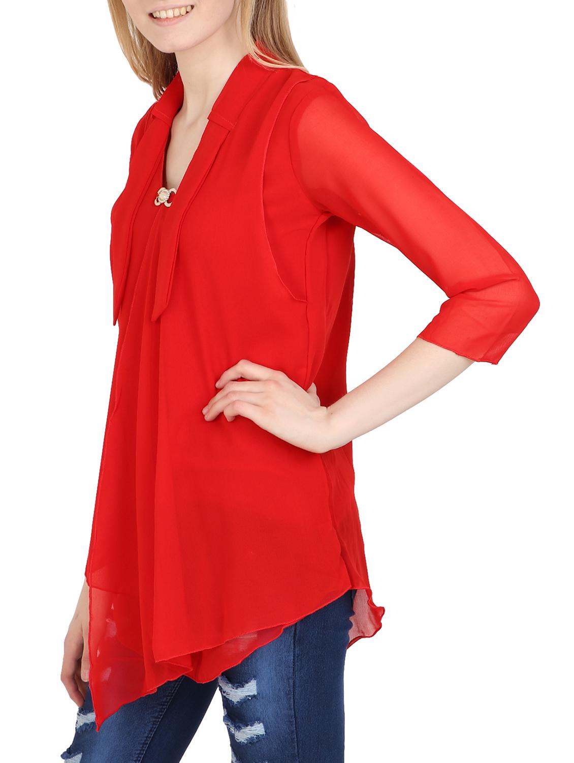red solid top - 15132614 - Zoom Image - 2