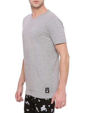 grey cotton t-shirt - 15135287 - Standard Image - 2