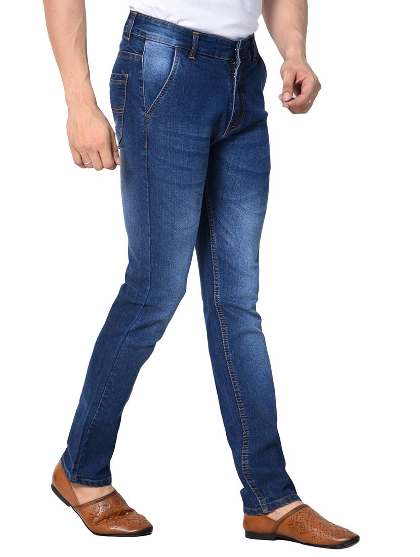 blue denim washed jeans - 15135494 - Zoom Image - 2