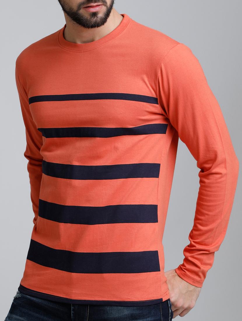 orange cotton t-shirt - 15136188 - Zoom Image - 2