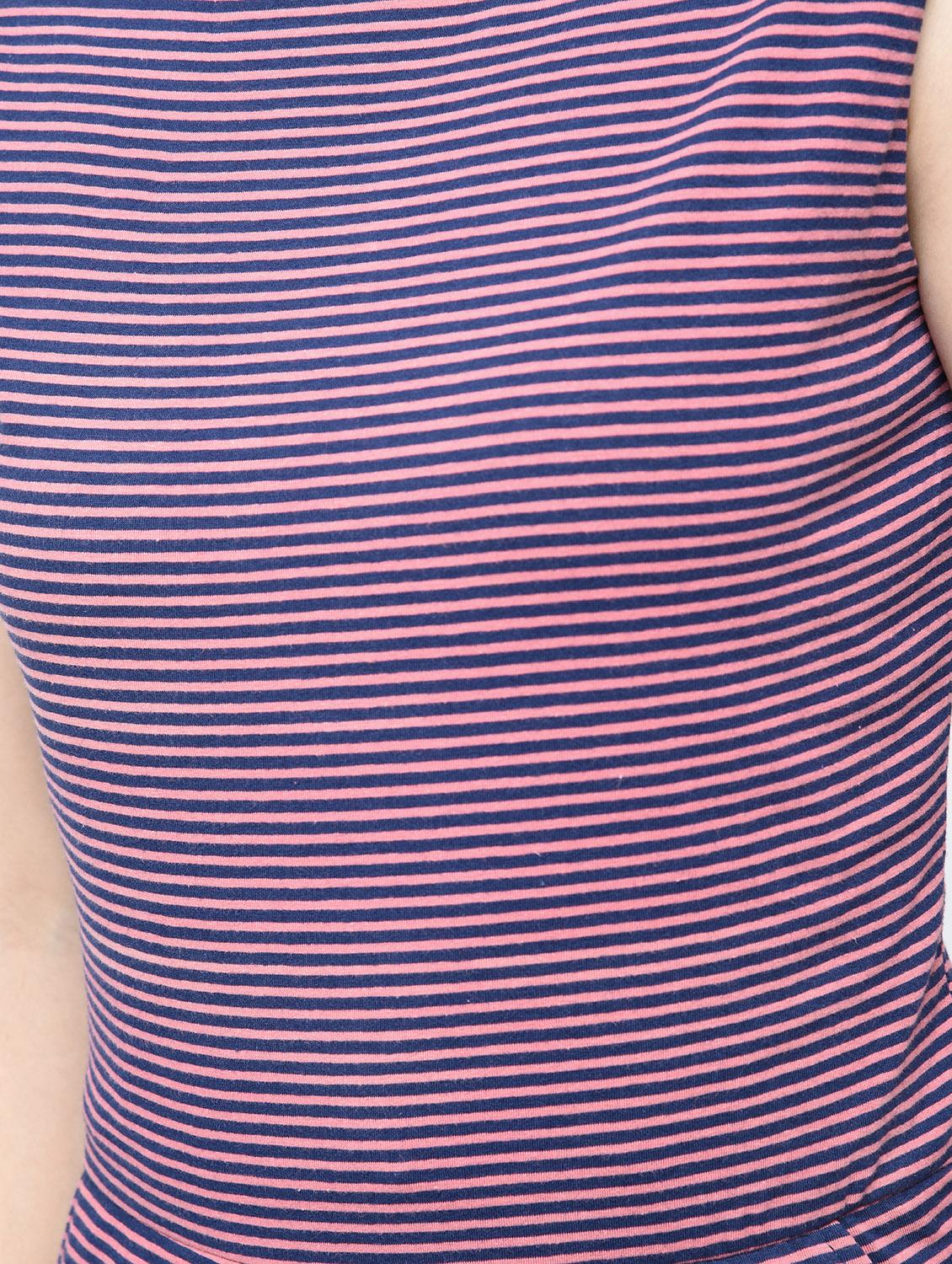 striped a-line dress - 15137222 - Zoom Image - 5